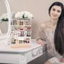 100 Holes Earring Stand Holder 5-Tier Earring Organiser Earring Display Stand Rack Jewellery Stand Holder Organiser Tower with Tray for Earrings Studs (MULTIPLE COLOURS) Image 3