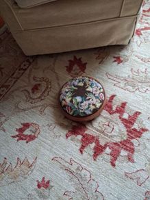 Antique Victorian Walnut Footstool