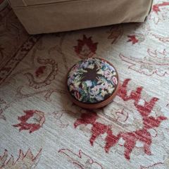Antique Victorian Walnut Footstool