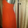 Genuine Emporio Armani halterneck mini/midi orange dress size UK10 EUR36/38 Perfect condition Image 3