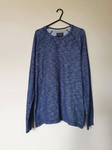 abercrombie and fitch light cotton jumper size small navy