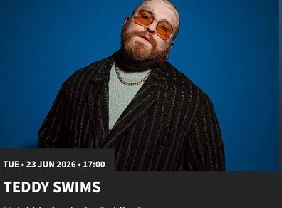 Teddy Swims tickets x3
