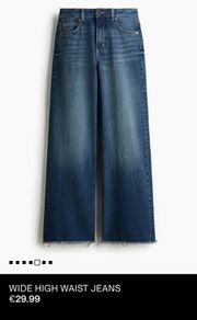 High Waist Wide Leg Jeans