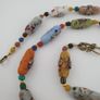 Vintage Venetian Style Old Face Glass Beads Necklace Image 10
