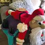 Handmade Unique Christmas Santa Sofa Organizer, Funny Gift Idea Image 3