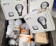 Selection of excess Smart Zigbee bulbs and switches.