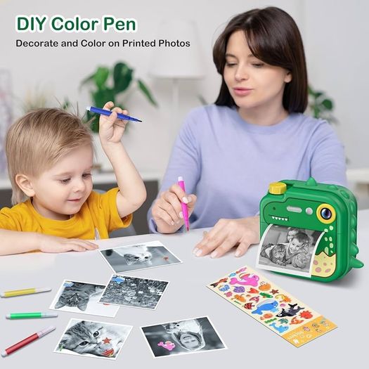 NEW SALE | Screen Instant Camera for Kids, 1080P Selfie Children Camera with 32G SD Card, Digital Camera for Toddler Age 3-12 Years Old Boys Girls Christmas Birthday Gifts