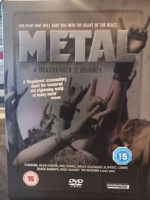 Metal: A Headbanger's Journey 2 Disc Dvd Steelbook Black Sabbath Lemmy Slipknot Rob Zombie Etc.