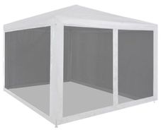 Party Tent with 4 Mesh Sidewalls 3x3 m