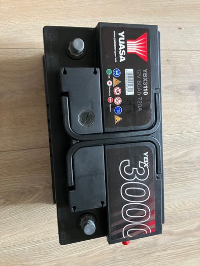 Automotive car/van battery 12V 80Ah 760A(EN) - YBX3110