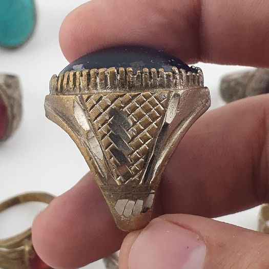 15 Old Brass Rings Traditional Mixed Design Collection