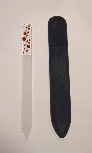 Czech Glass Nail File & SWAROVSKI Crystals