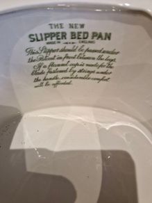 Vintage New Slipper  Bed Pan