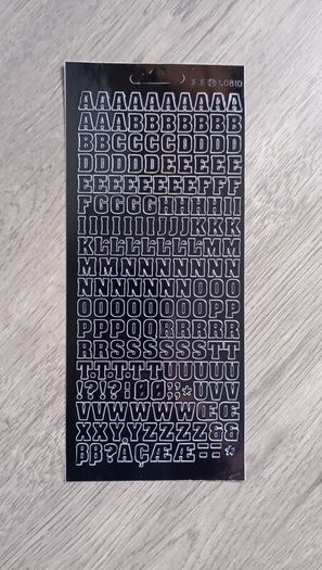 Decal Sticky Lettering
