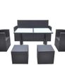 Garden Furniture Set 18 Pieces Poly Rattan Dining furniture Set Garden Furniture Set Image 3