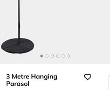 3 meter hanging parasol / umbrella