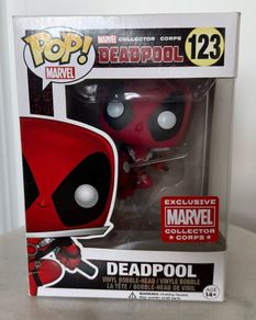 Funko Pop Marvel Collector Corps Exclusive Deadpool Vinyl Figure #123