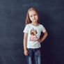 Cute Funny Animals Unicorns Printed Girls T-shirt Tee Top Shirt Birthday Girl Tees Tops Shirts Image 2