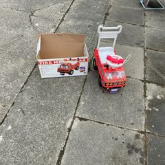 Toy firemen engine