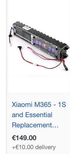 Xiaomi electric scooter M365 - 10500amh amp battery