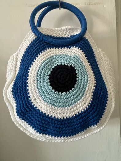 Evil Eye Crochet bag