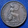 1826 Farthing George IV British coin Image 3