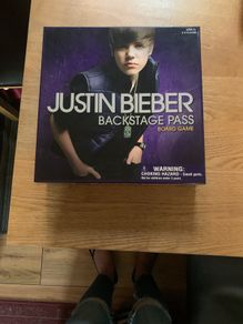 bord game Justin Bieber