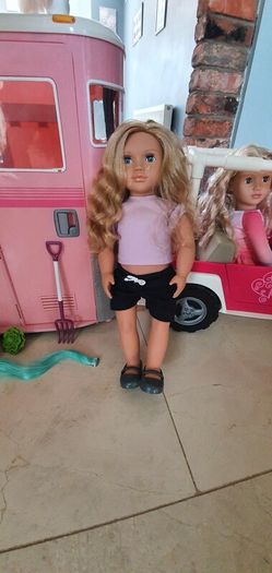 Our Generation Trailer, Horse, Jeep and dolls