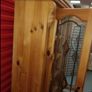 Solid wood Display Cabinet/ Book Case with double doors, shelves and storage. Image 2
