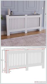 Extra large radiator cover