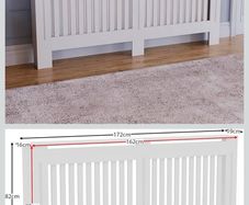 Extra large radiator cover