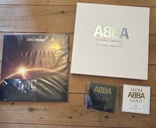 Abba The Studio Albums Coloured Vinyl Boxset & Voyage Orange Vinyl & Gold / More Gold CDs