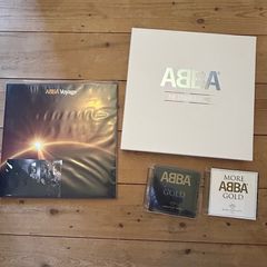 Abba The Studio Albums Coloured Vinyl Boxset & Voyage Orange Vinyl & Gold / More Gold CDs