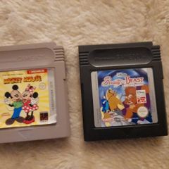 Gameboy Games Mickey Mouse Beauty and the Beast Free Postage