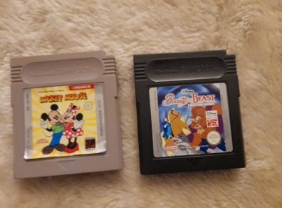 Gameboy Games Mickey Mouse Beauty and the Beast Free Postage