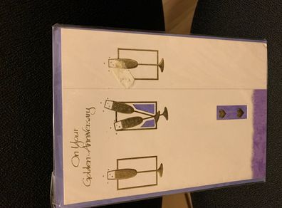 Golden anniversary greeting card (50 years married)