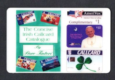 Tintori The Concise Irish Second Callard Catalogue Callard showing Collage incl St. Patrick, Pope John Paul II and Oireachtas