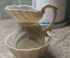 Beleek Jug & Sugar Bowl