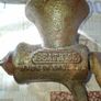 Old Table Top Harper Manual Meat Mincer. Postage Available or Collection, It is designed for grinding meat to make products such as sausages, burgers, or meatloaf.The cast iron body Image 2