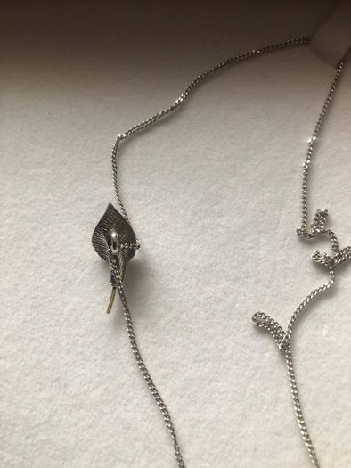 Sterling silver necklace and pendant