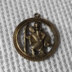 St Christopher medal pendant