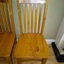 Wooden Dinning Chairs (x3) Image 2
