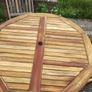 Folding Wooden Garden Table & 3 Chairs (26146) Image 2