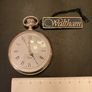 Sterling silver open face watch, Waltham, can be used as desk clock. Brand new Image 2