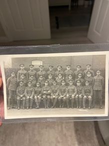 irish guards post card old memory