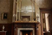 Very nice aa very old gilt framed mirror.