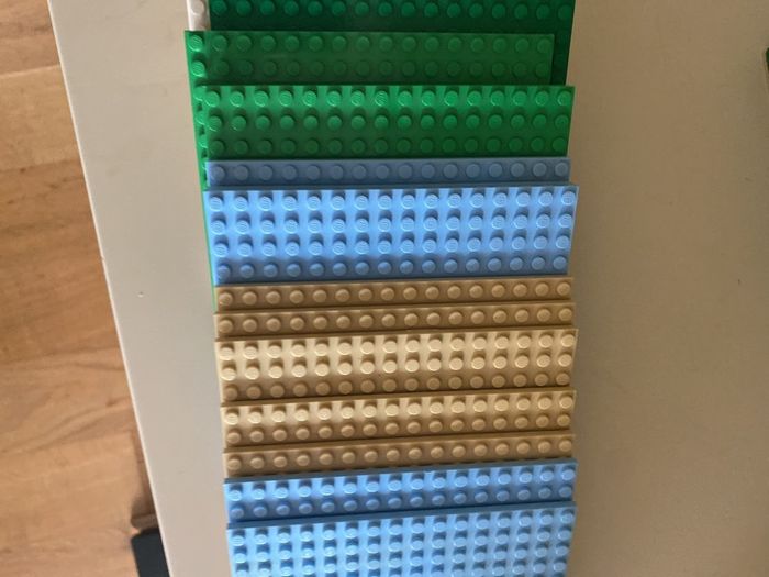 LEGO baseplates, various prices