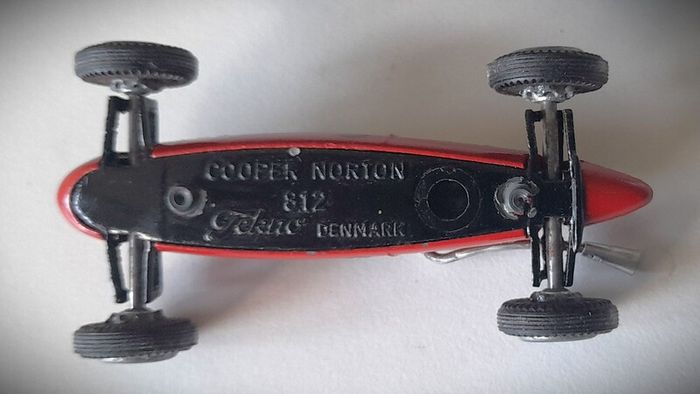 Diecast Vintage Tekno Cooper Norton Midget Car - Very Good Condition/Good Original Box