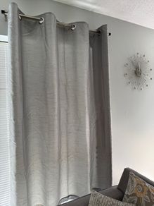 Grey curtains