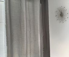 Grey curtains